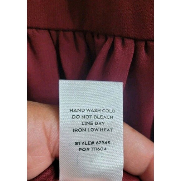 Lulus Passionate Promise XS Burgundy Lace Maxi Dress Evening Gown 67945 Holiday - Picture 5 of 8